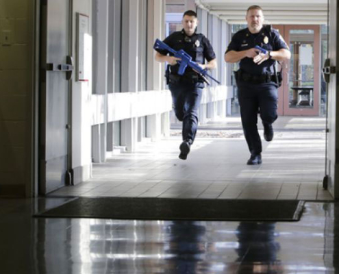 Anti shooter detection drill